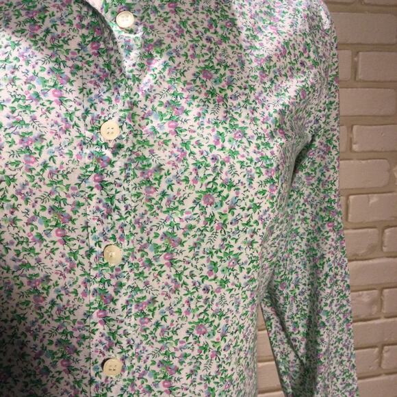 J. Crew Factory long sleeve cotton blouse S - Picture 2 of 5
